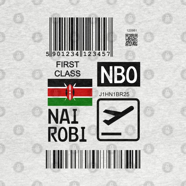 Nairobi Kenya travel ticket by Travellers